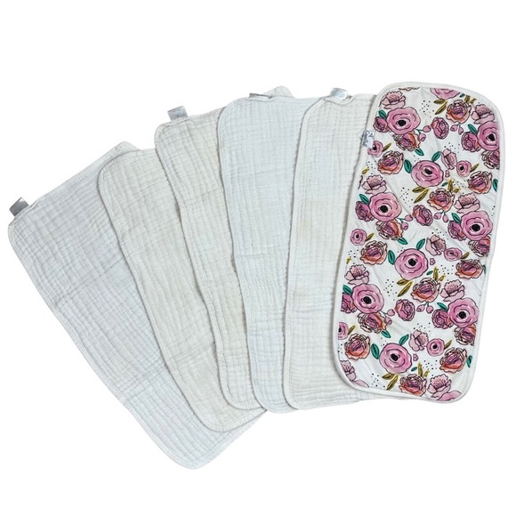 copper pearl Accessories Copper Pearl Floral Cubs Muslim Burp Cloth